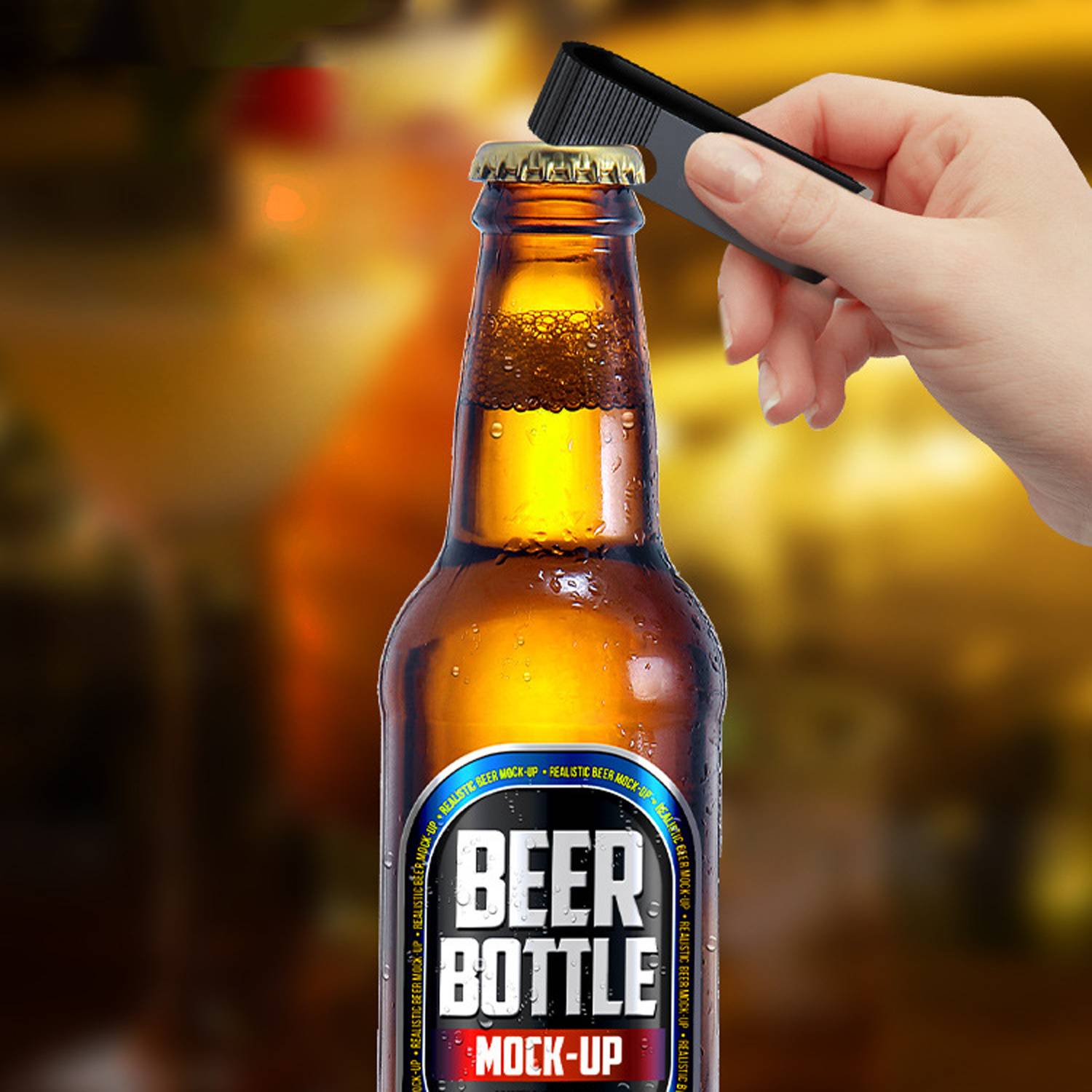 4 in 1 Bottle Opener Keychain w/ USB Cable - Image 10