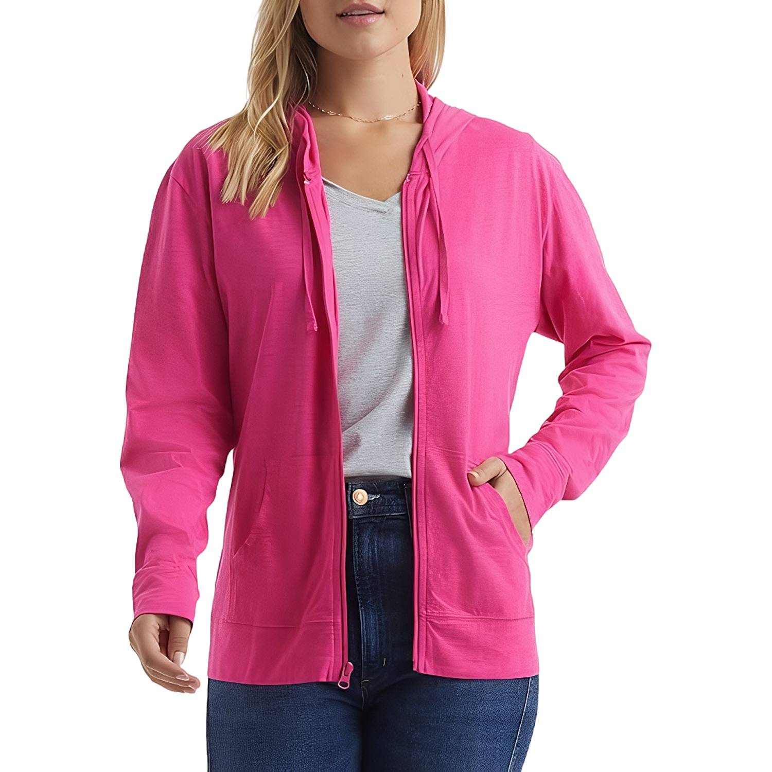 Plus Size Women Solid Color Hoodie - Image 10