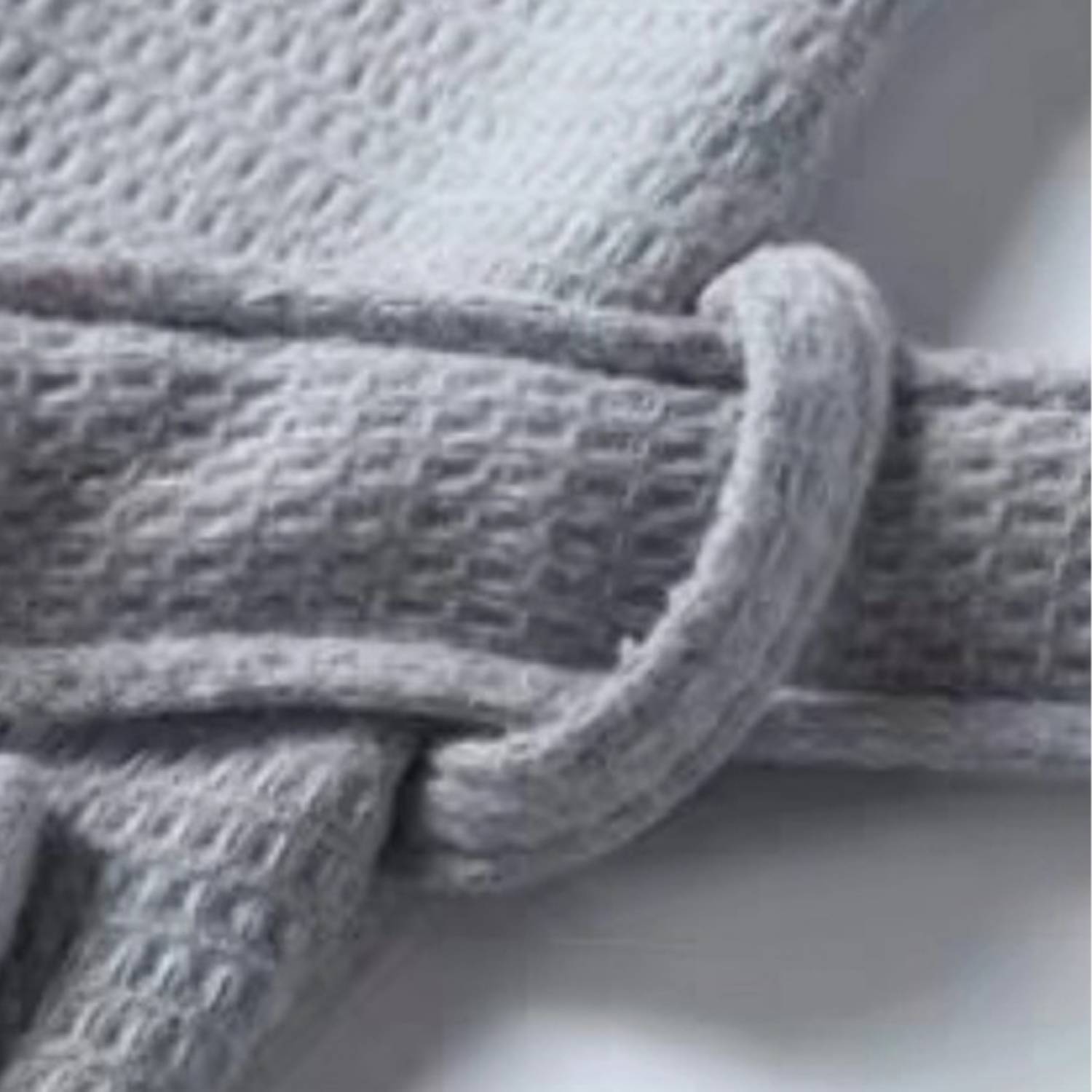 Cotton Long Summer Bathrobe w/Pocket - Image 3