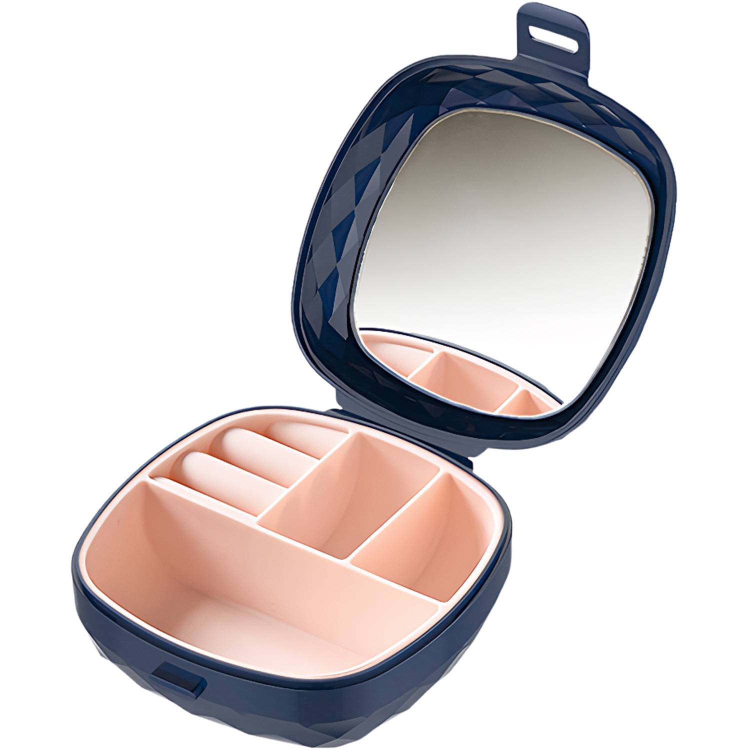 Portable Jewelry Organizer Box w/ Mirror - Image 8