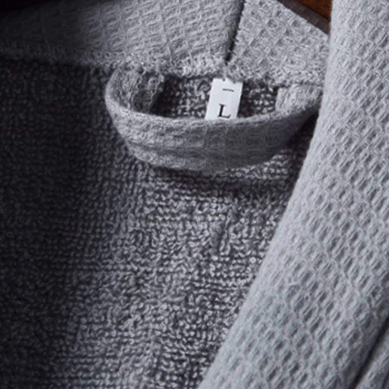 Cotton Long Summer Bathrobe w/Pocket - Image 8