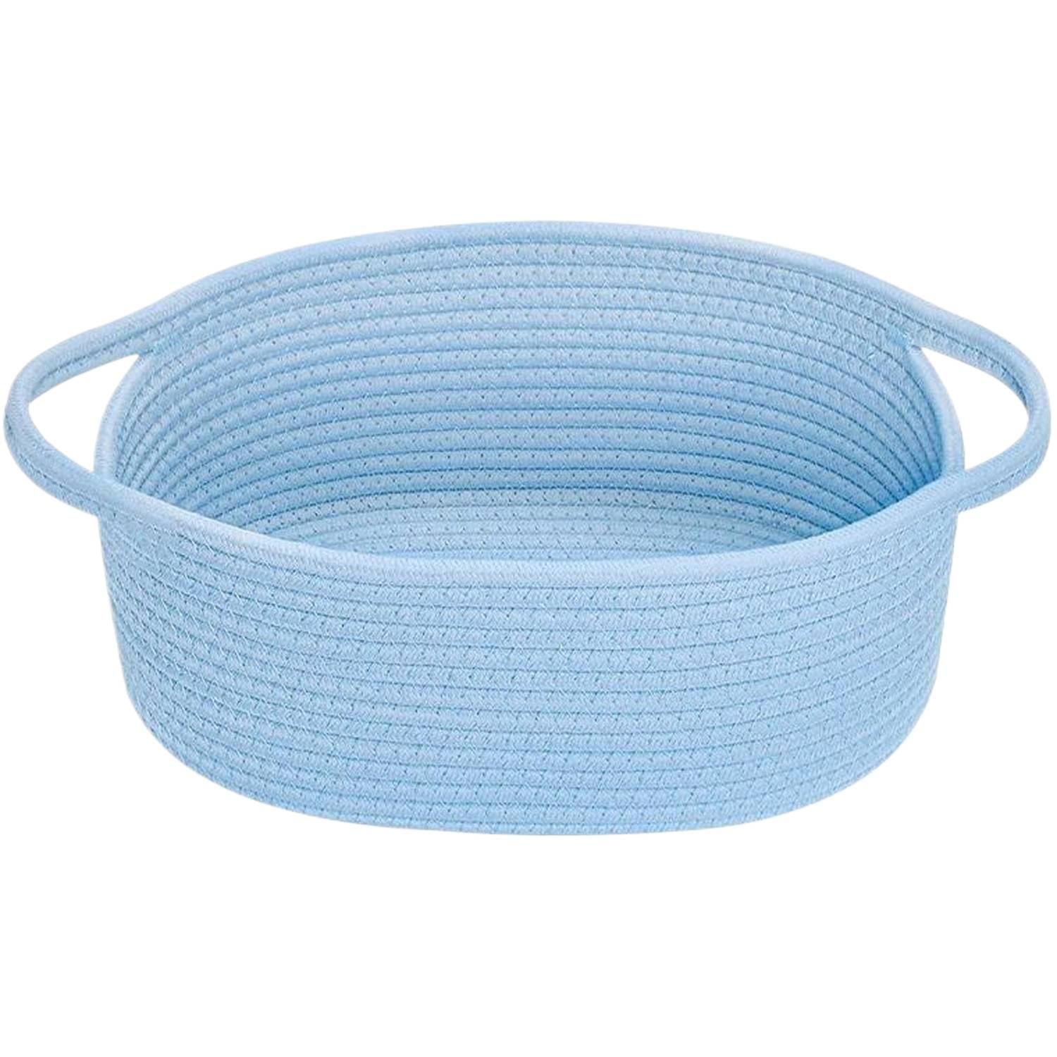 Hand Woven Cotton Rope Storage Basket - Image 9