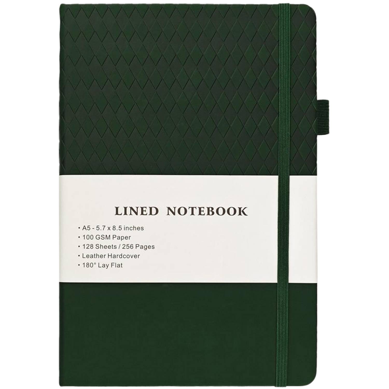 A5 PU Leather Diamond Pattern Notebook