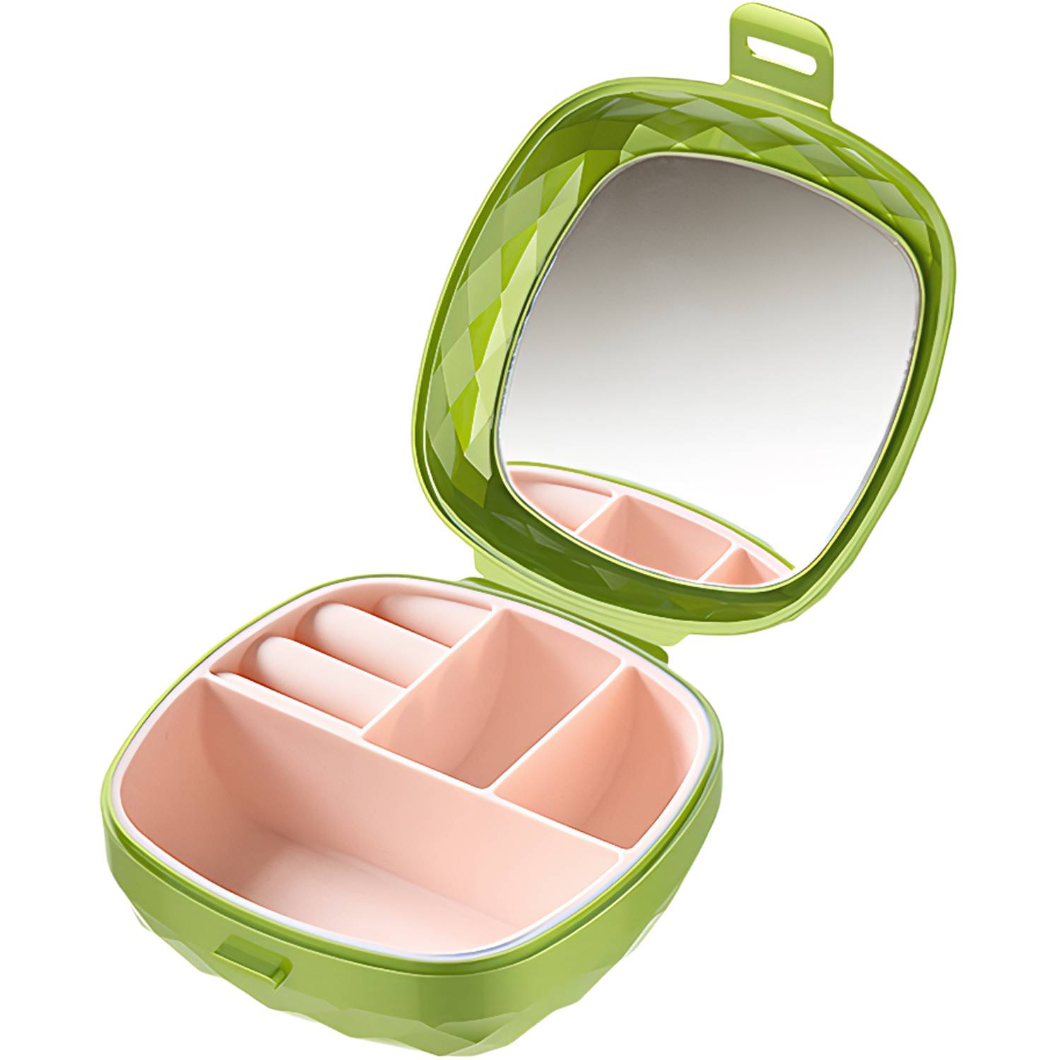 Portable Jewelry Organizer Box w/ Mirror - Image 10