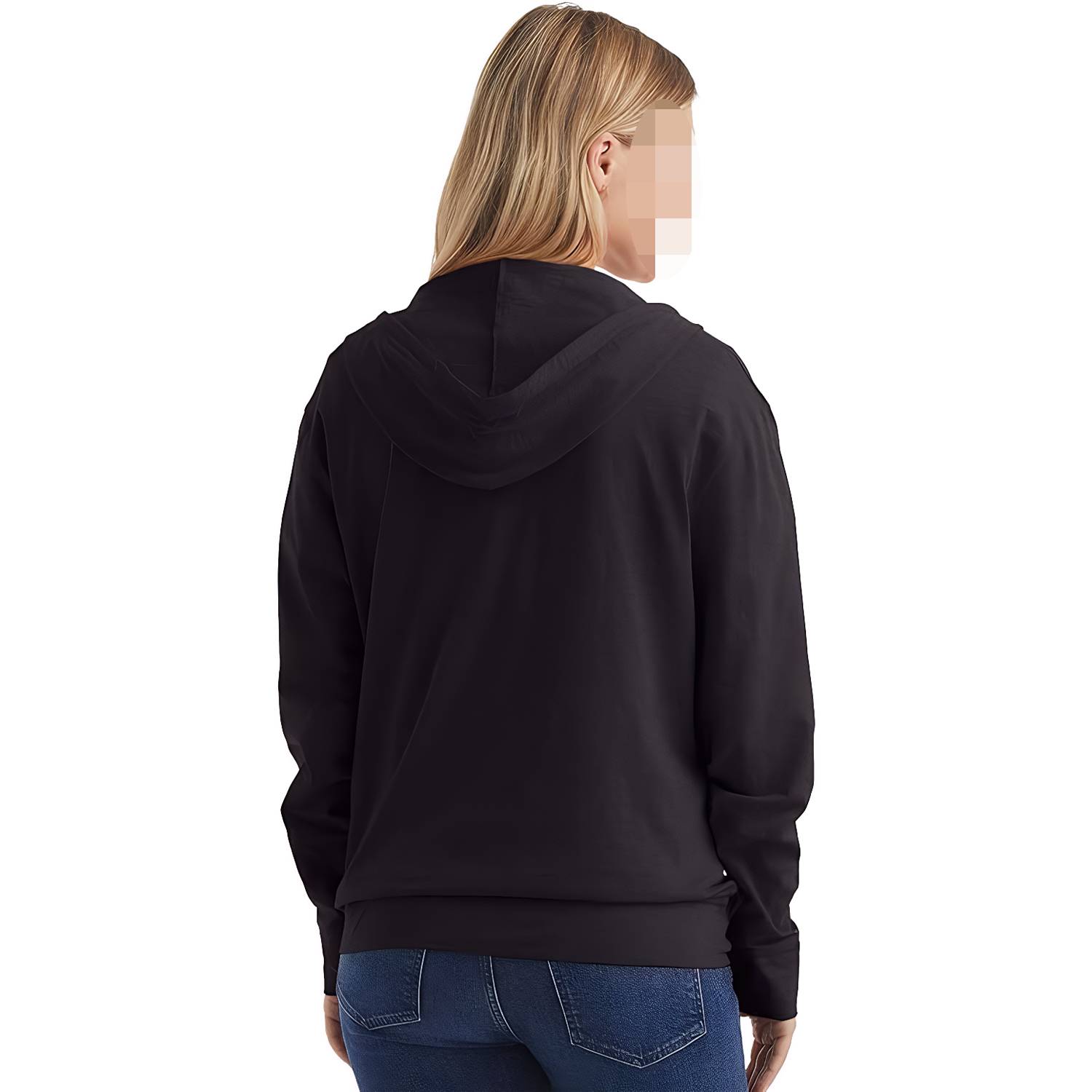 Plus Size Women Solid Color Hoodie - Image 3