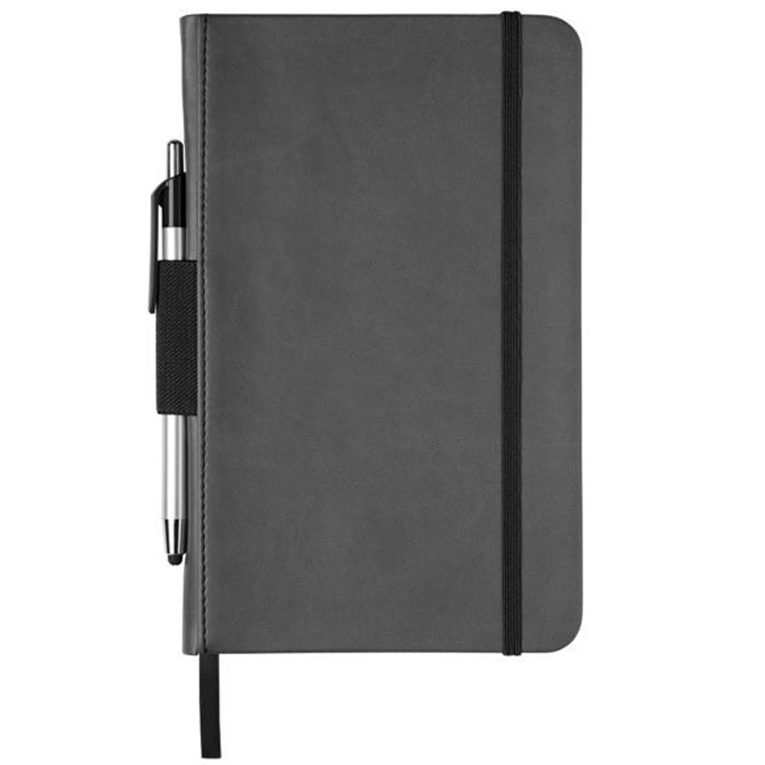 A5 PU Leather Business Notebook w/ Pen Holder - Image 10