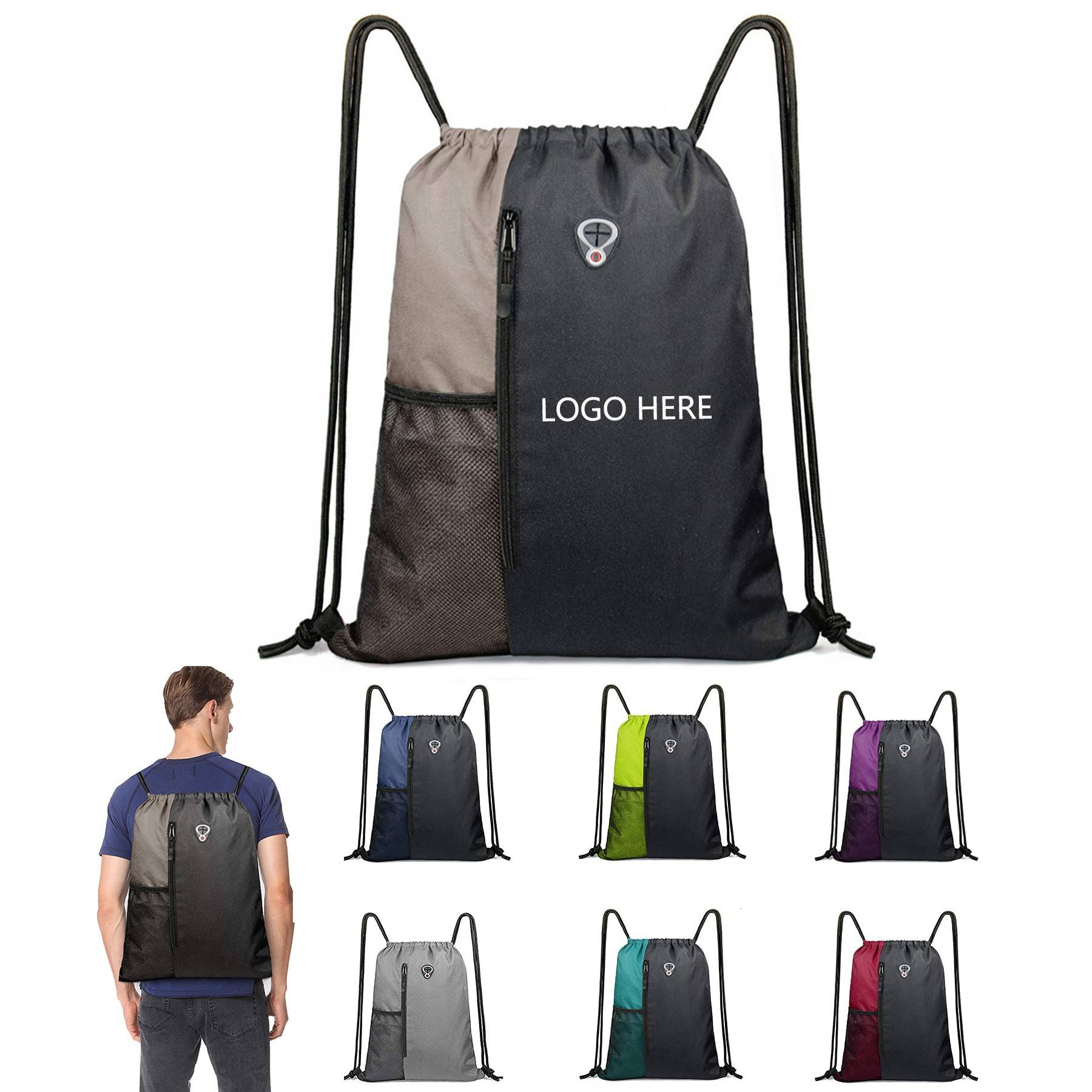 Drawstring Backpack Sports Bags